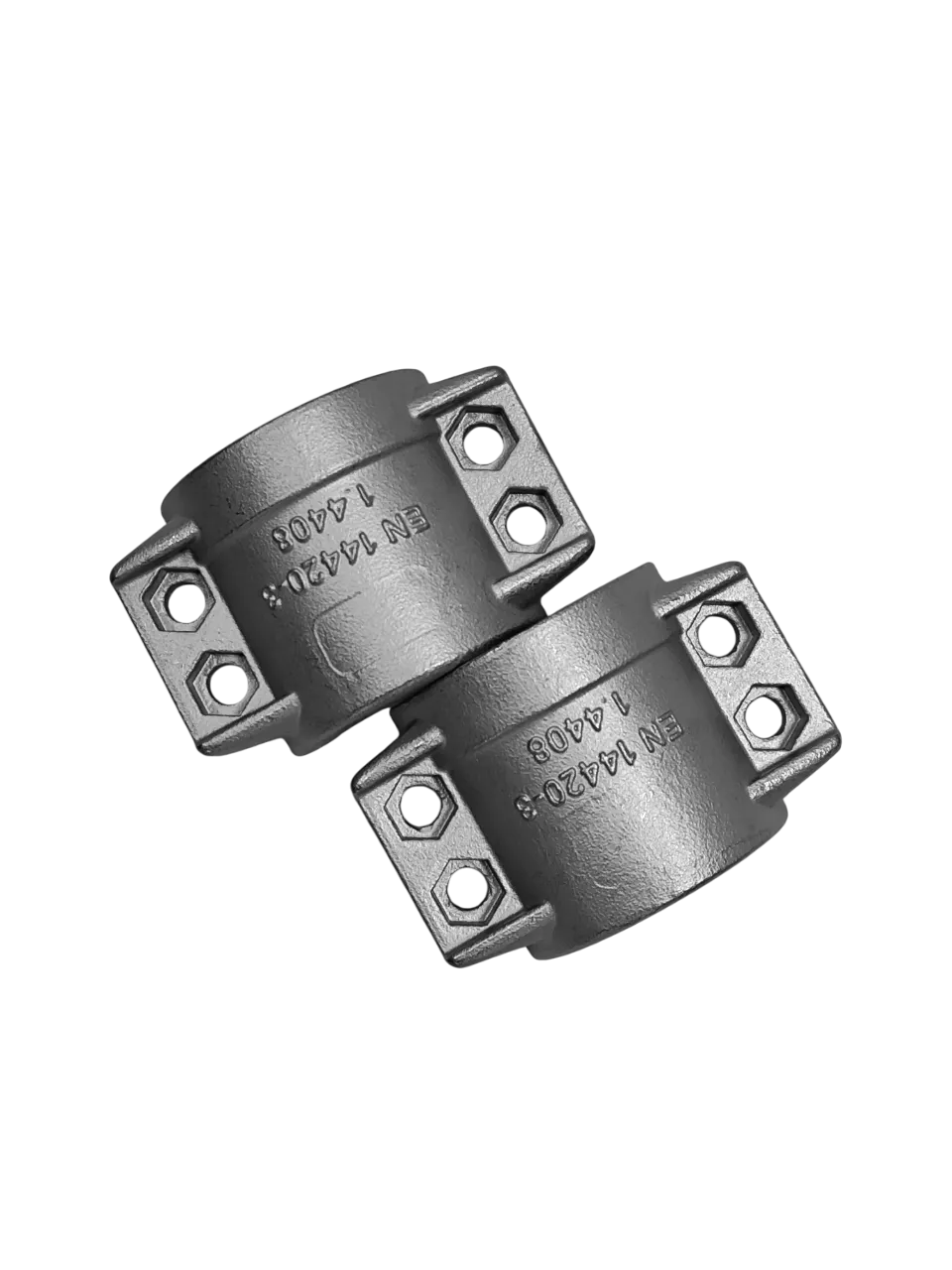 Хомут усиленный 4х-болтовой DIN2718 DN32мм, нержавеющая сталь 304