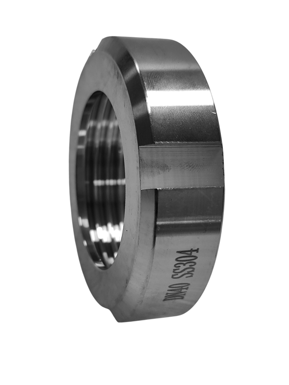 Гайка молочная DIN11851 DN38мм, нержавеющая сталь 316