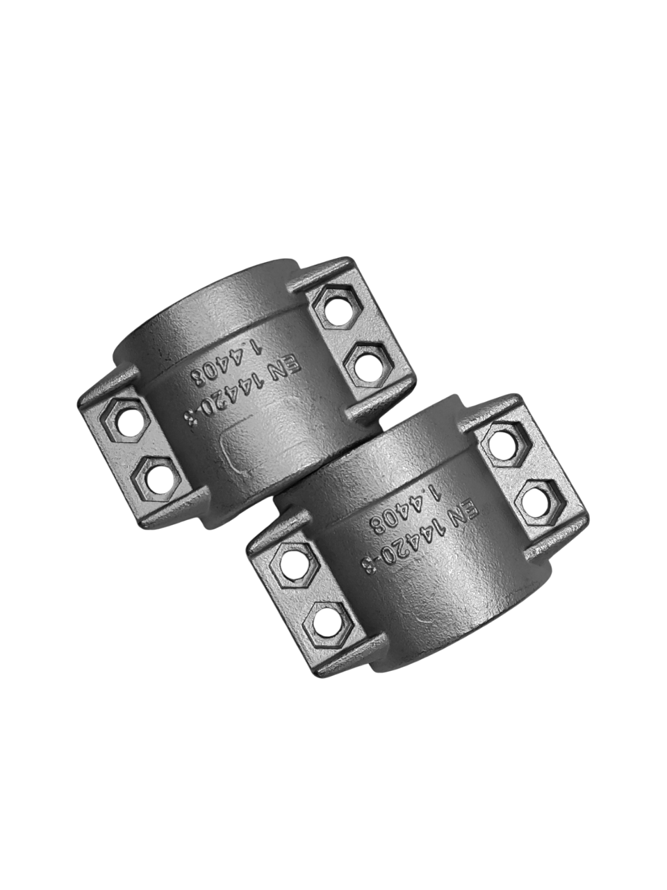 Хомут усиленный 4х-болтовой DIN2718 DN32мм, нержавеющая сталь 304